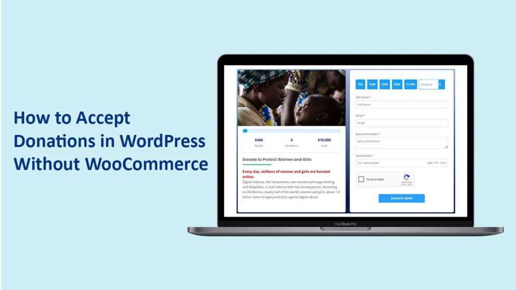 How to Accept Donations in WordPress Without WooCommerce